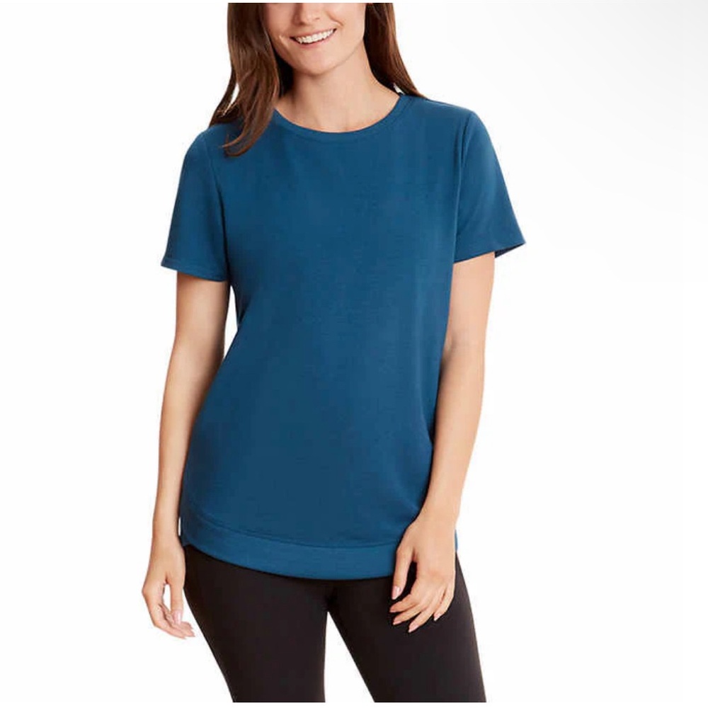 Danskin || Teal Short Sleeve Knit Top